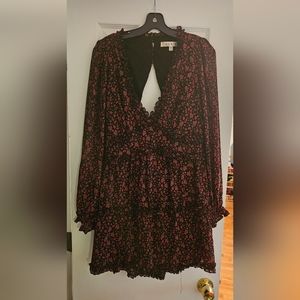 Red Floral Dress